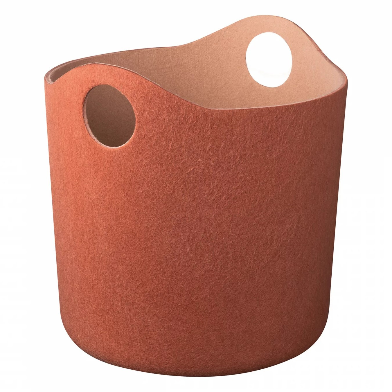 Úložný koš TIGGY 42 x 44 cm, rustikální hnědá, plsť, Blomus