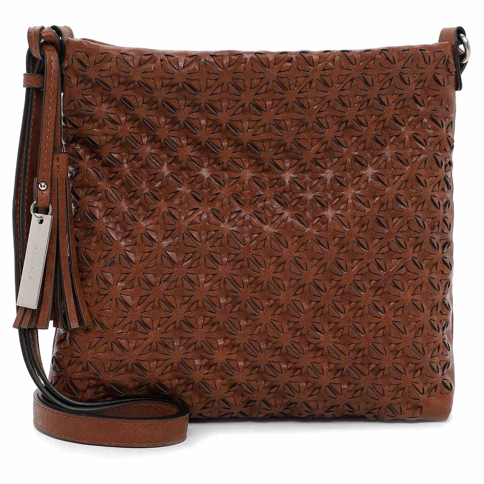 Dámské crossbody Suri Frey Flower - koňak
