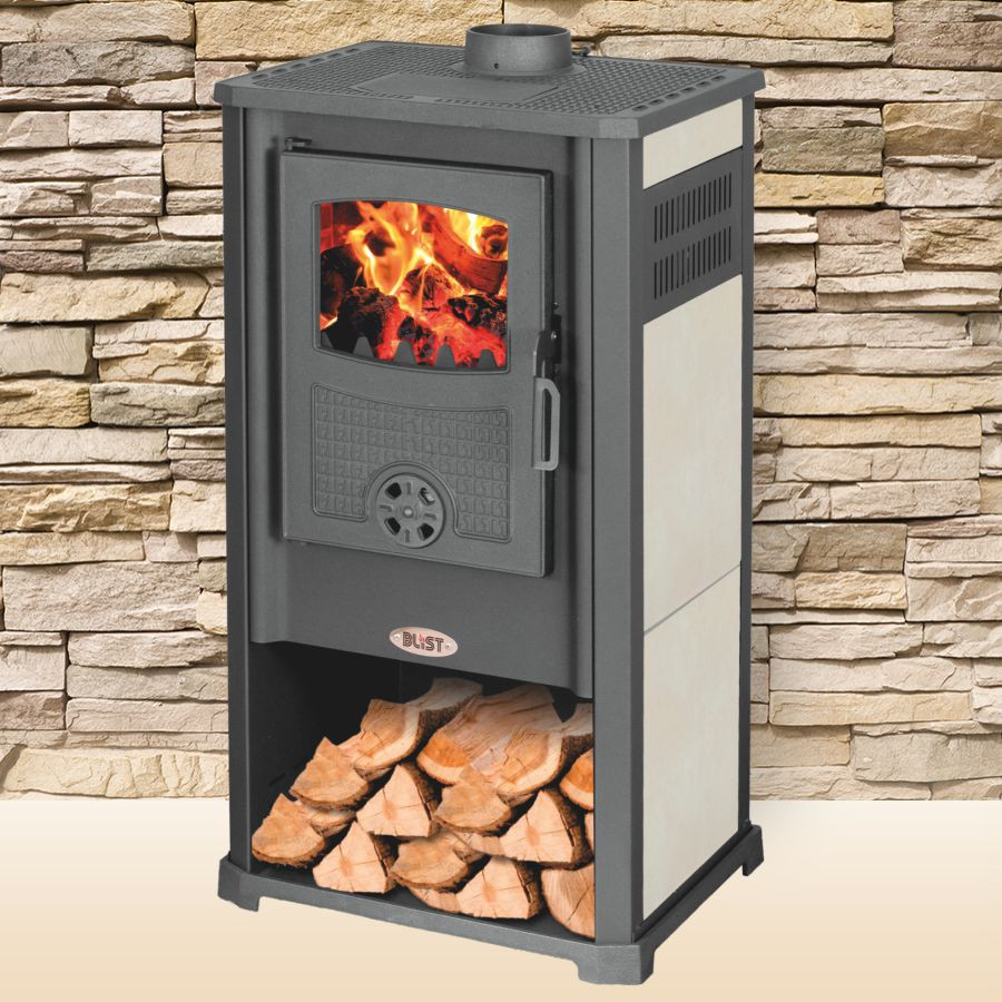 BLIST krbová kamna ATENE G CERAMIC - krémová