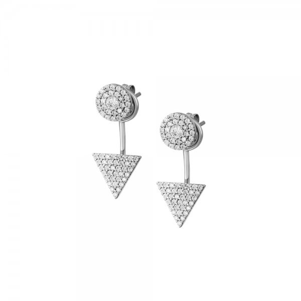 Náušnice se syntetickými kameny 336-588-005359 2.30g