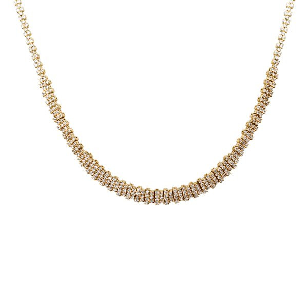 Náhrdelník se syntetickými kameny 276-226-000031 15.60g