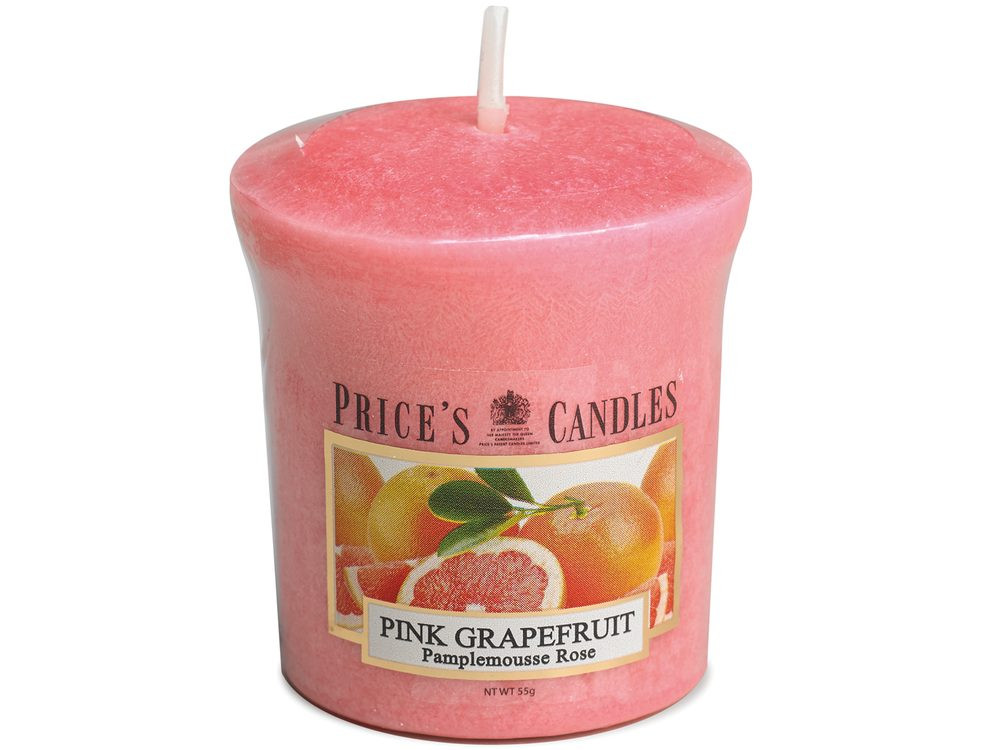 Price’s FRAGRANCE votivní svíčka Růžový grapefruit - hoření 15h