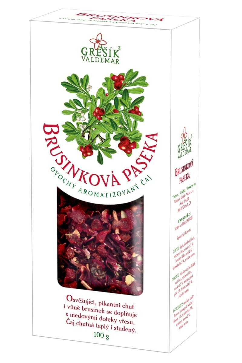 Valdemar Grešík Ovocný čaj Brusinková paseka sypaný