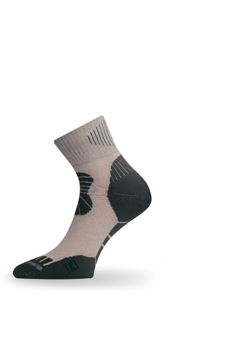 Lasting TKI 707 béžová trekingová ponožka Velikost: (38-41) M 8595067809939