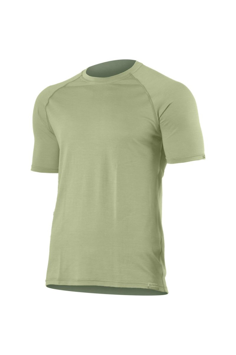 Lasting QUIDO 6767 světle zelené pánské vlněné Merino triko Velikost: L 8595067885476