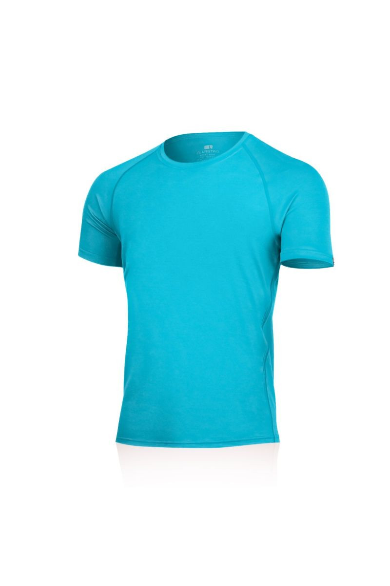 Lasting pánské merino triko QUIDO 5555 modré Velikost: L