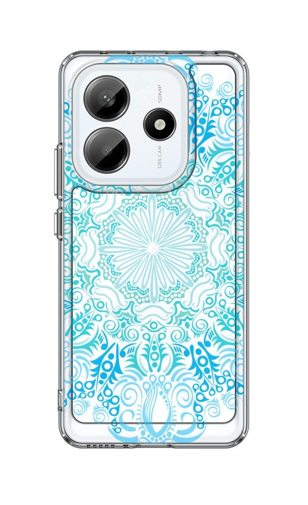 Kryt TopQ Image Xiaomi Redmi Note 14 5G pevný Blue Mandala 136593