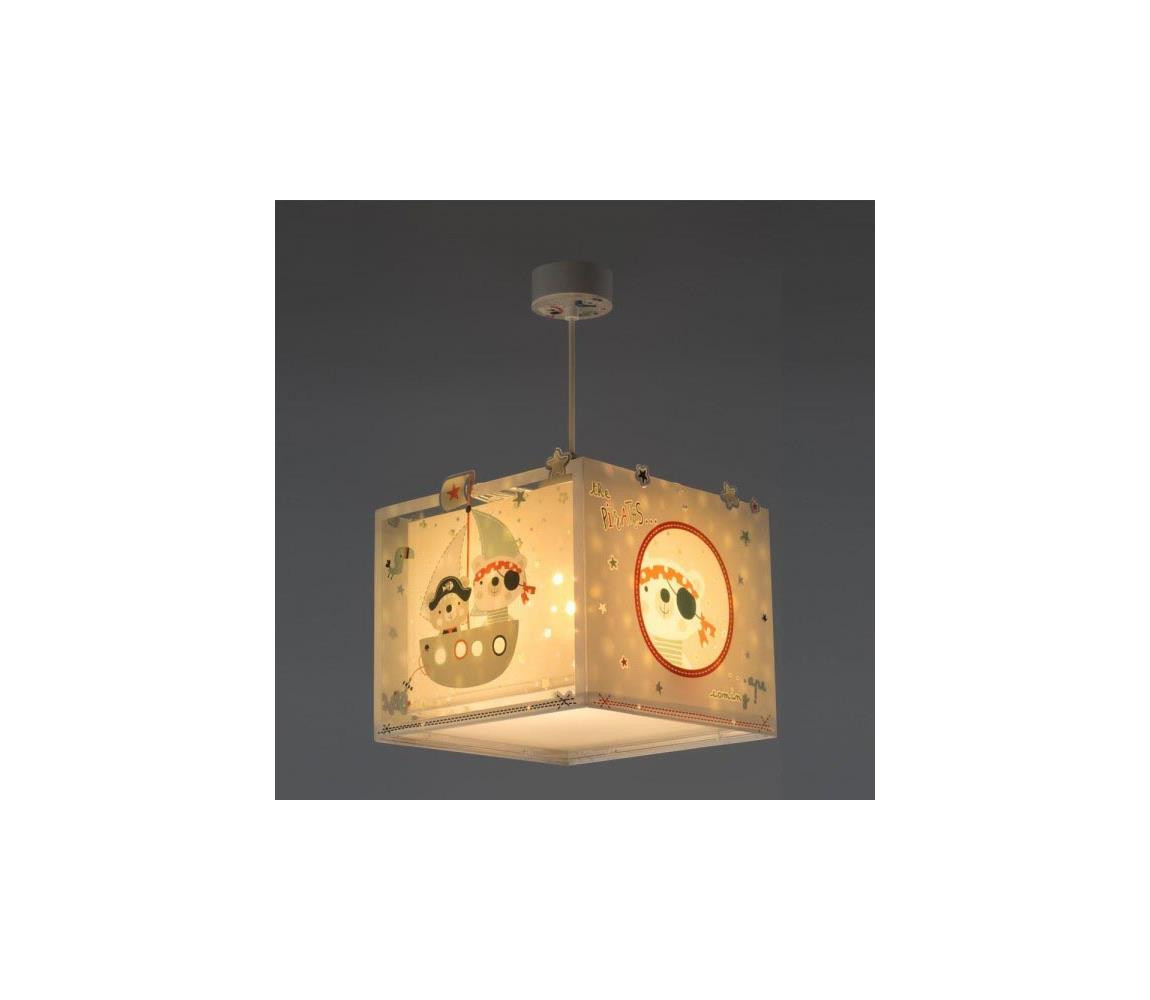 Dalber Dalber D-74552 - Dětský lustr PIRATES 1xE27/60W/230V
