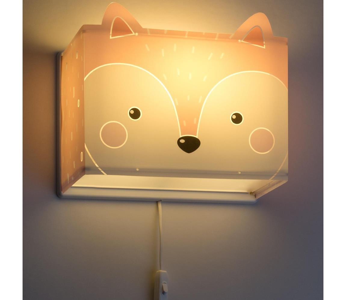 Dalber Dalber 64588 - Dětské nástěnné svítidlo LITTLE FOX 1xE27/60W/230V