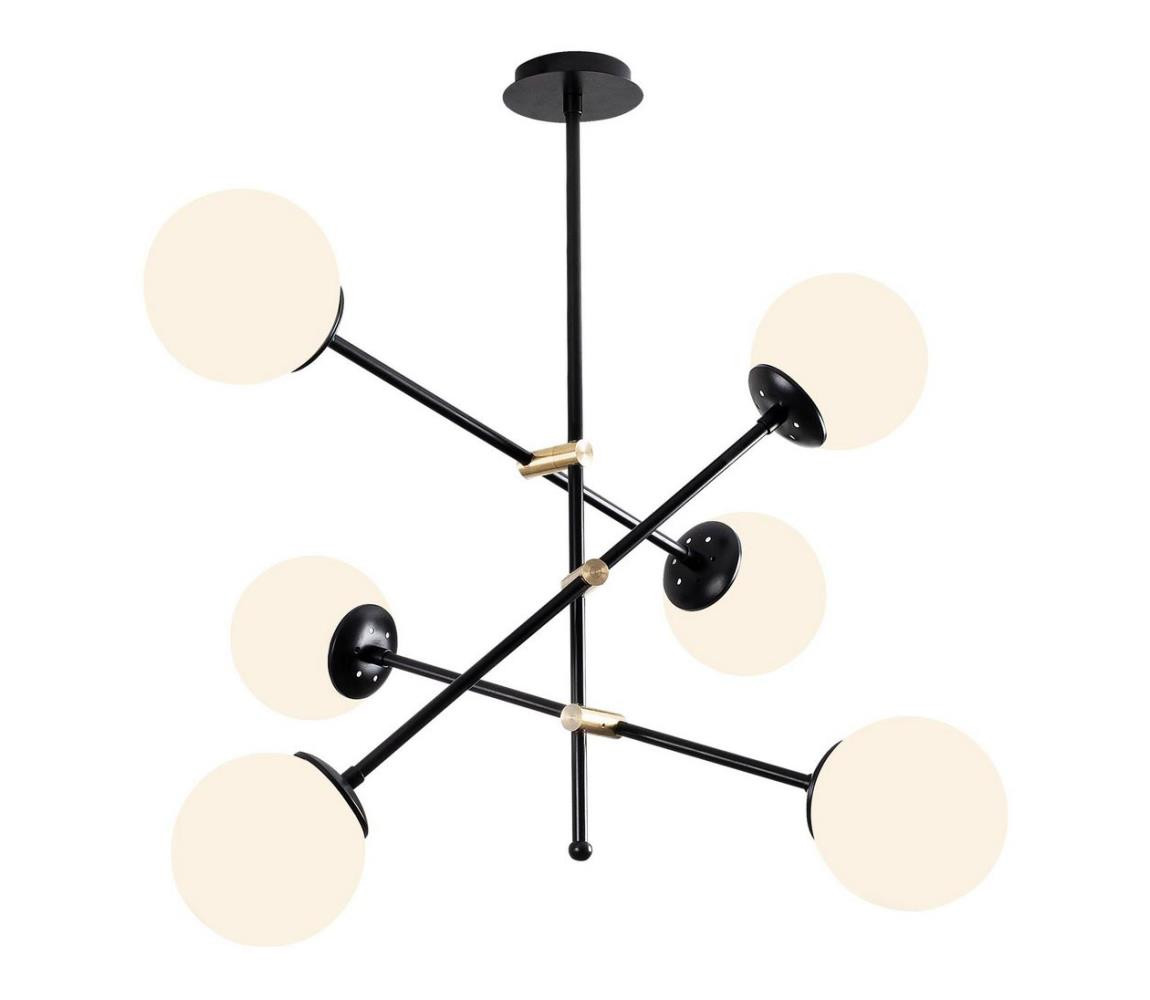 Lustr na tyči MARTI 6xE27/100W/230V