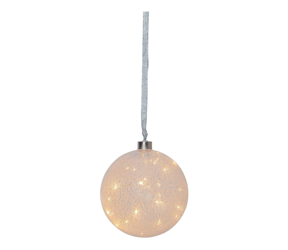 Eglo 411339 - LED Vánoční dekorace GLOW SNOW 30xLED/0,064W/3xAA pr. 15 cm