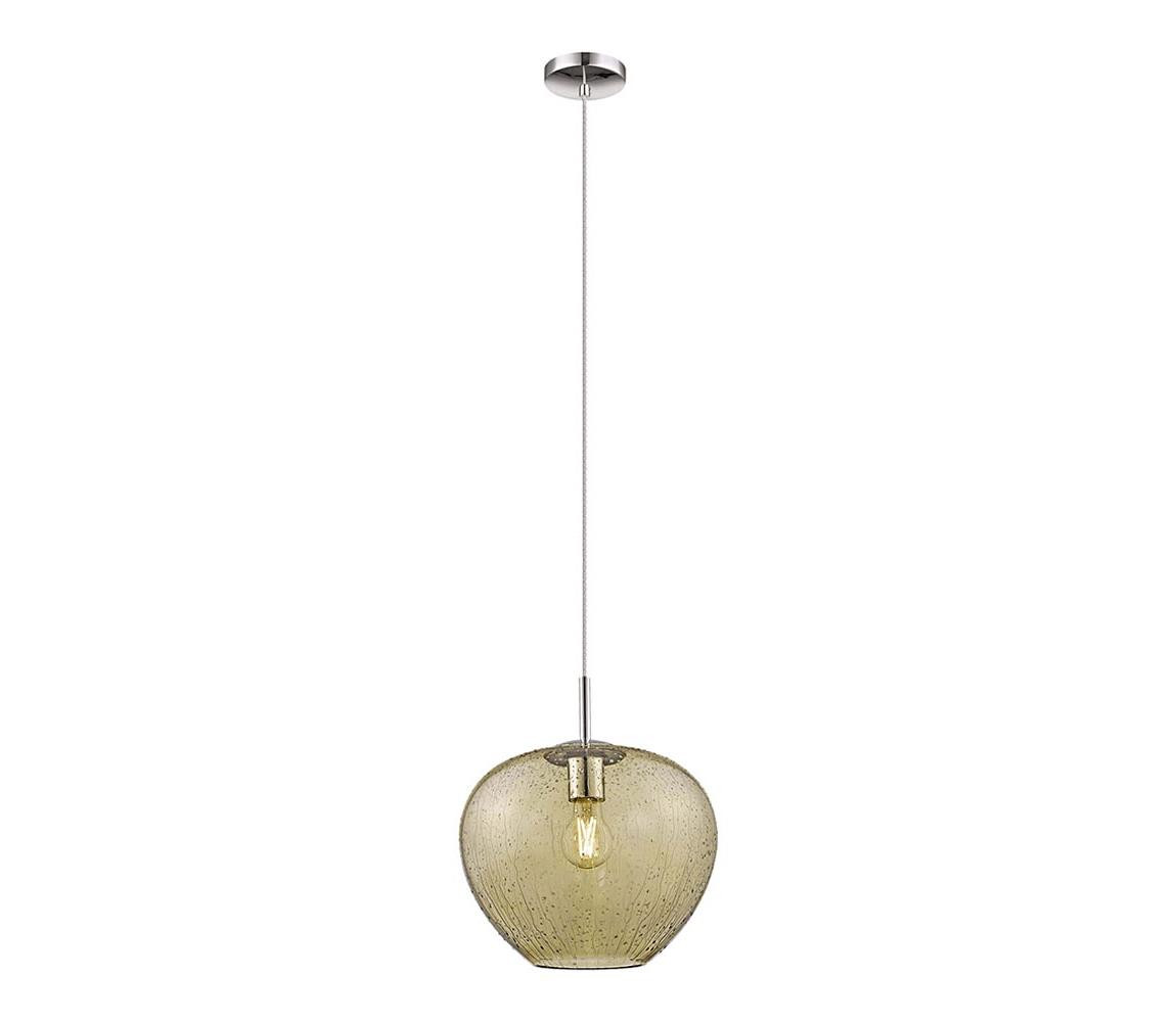 111022 - Lustr na lanku RAIN 1xE27/11W/230V zlatá