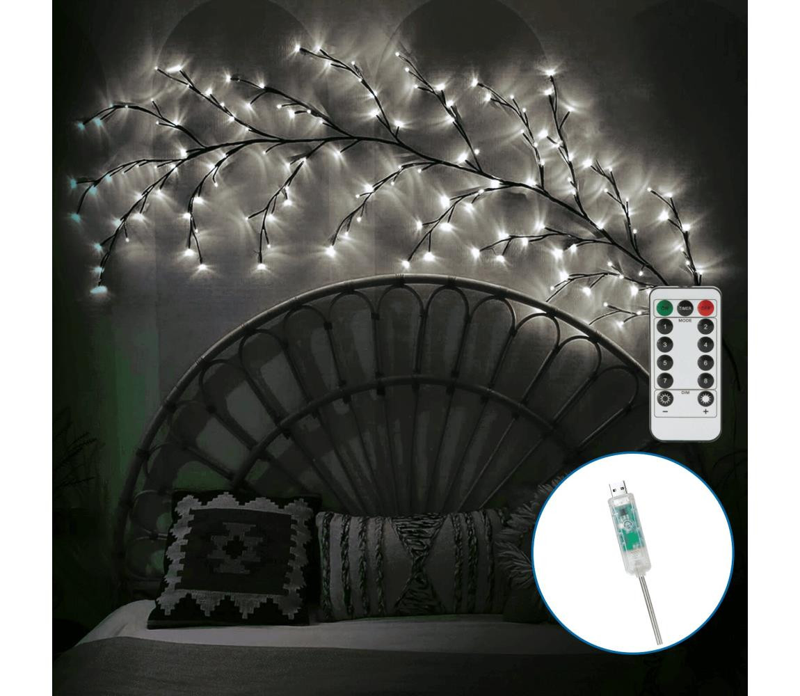 B.V.  - LED Nástěnná dekorace 144xLED/5W/5V studená bílá