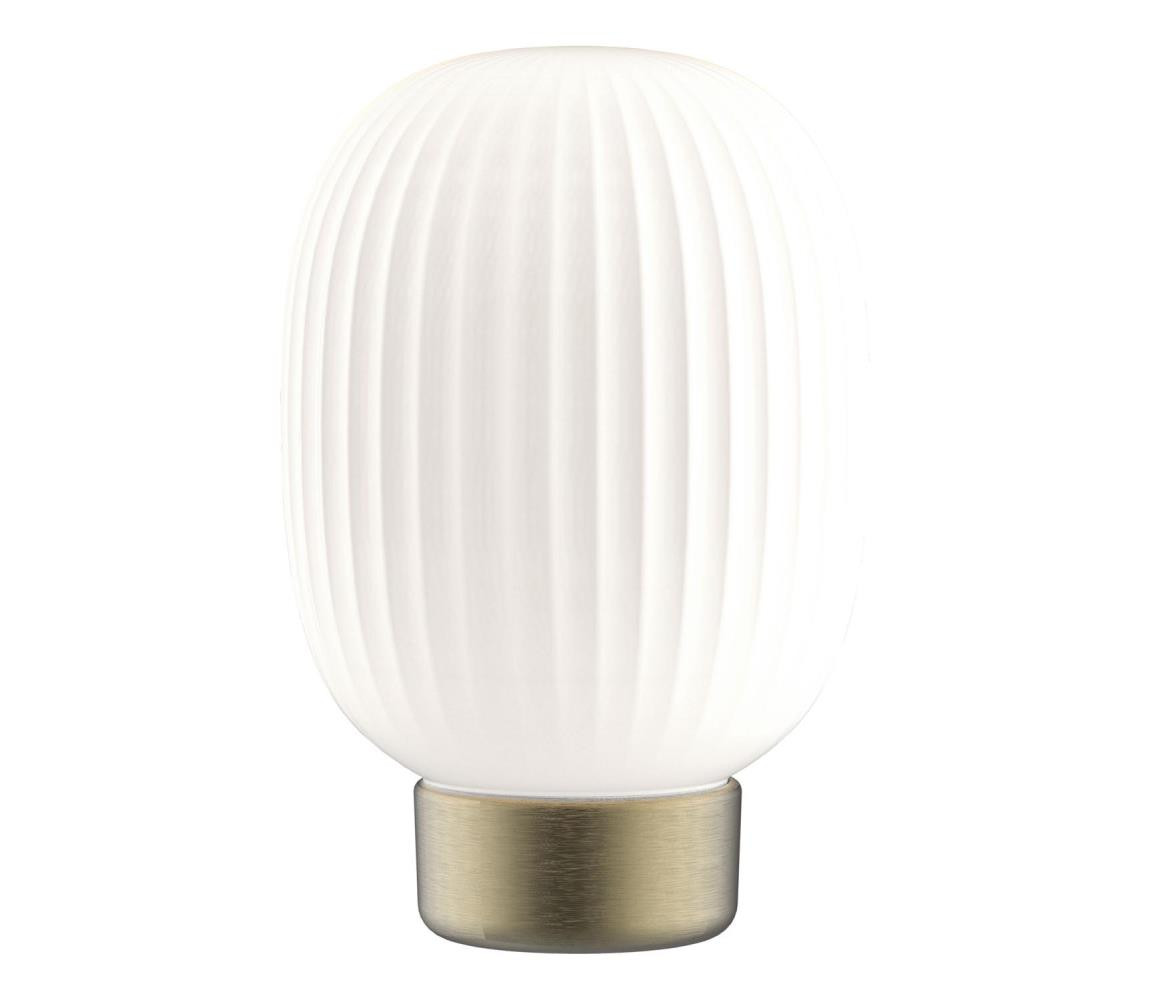 LED Stmívatelná dotyková stolní lampa LATTE LED/1,8W/5V USB 2000 mAh zlatá/bílá