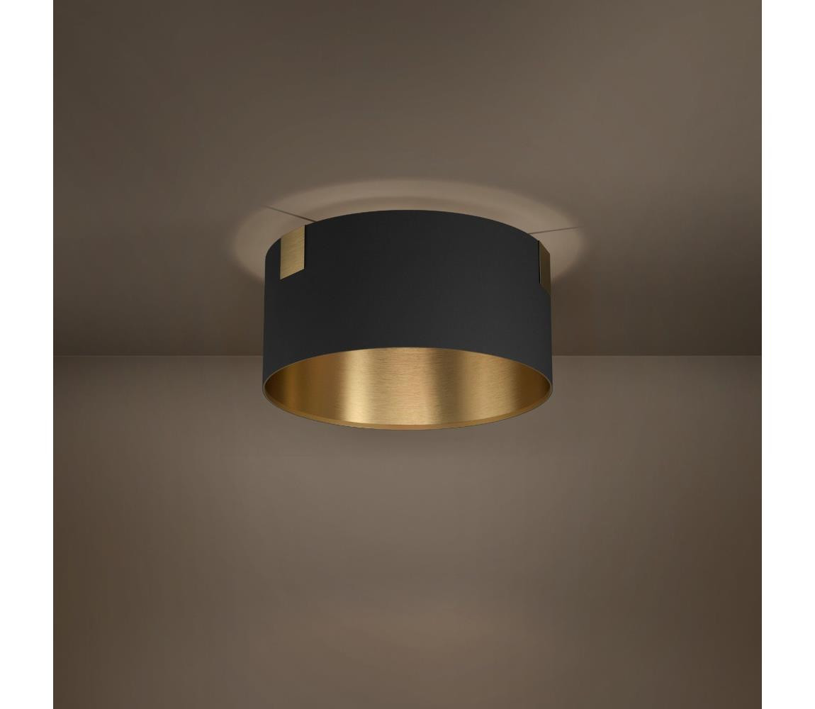 Eglo Eglo 39963 - Stropní svítidlo TORTOLA 1xE27/40W/230V černá/zlatá