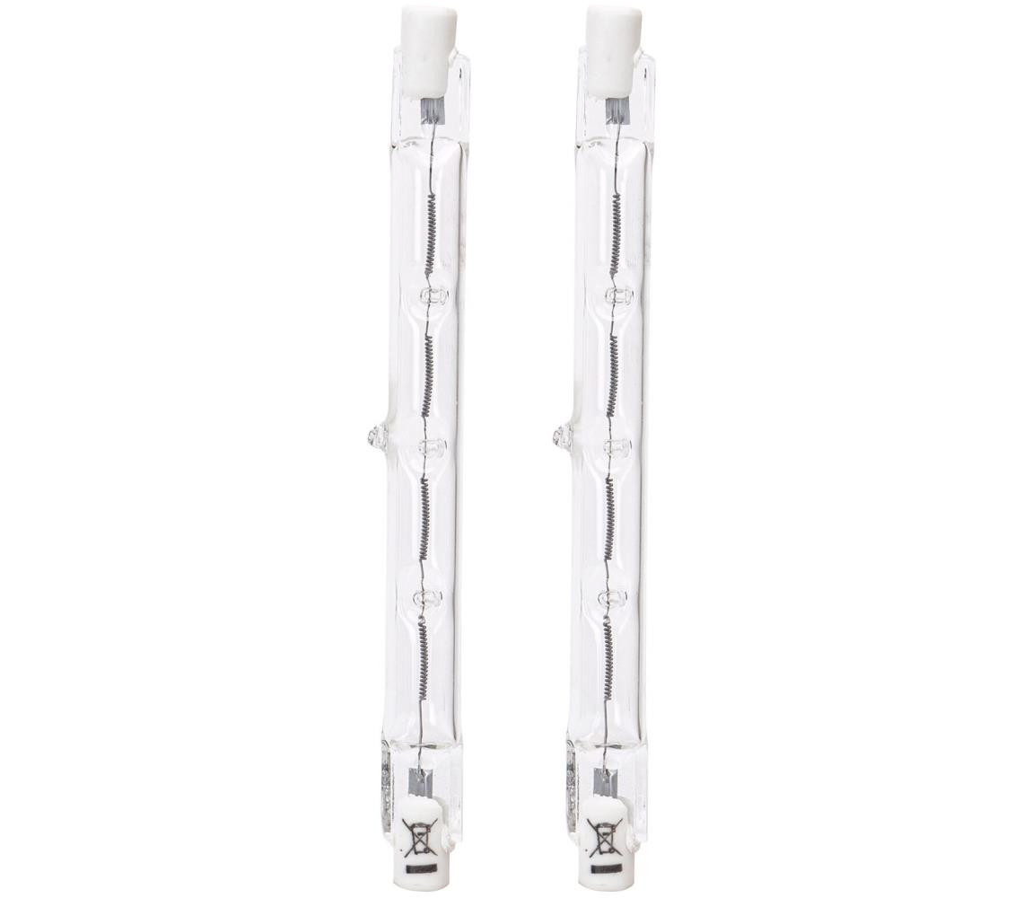 B.V. SADA 2x Průmyslová žárovka J118 R7s/80W/230V 2900K -