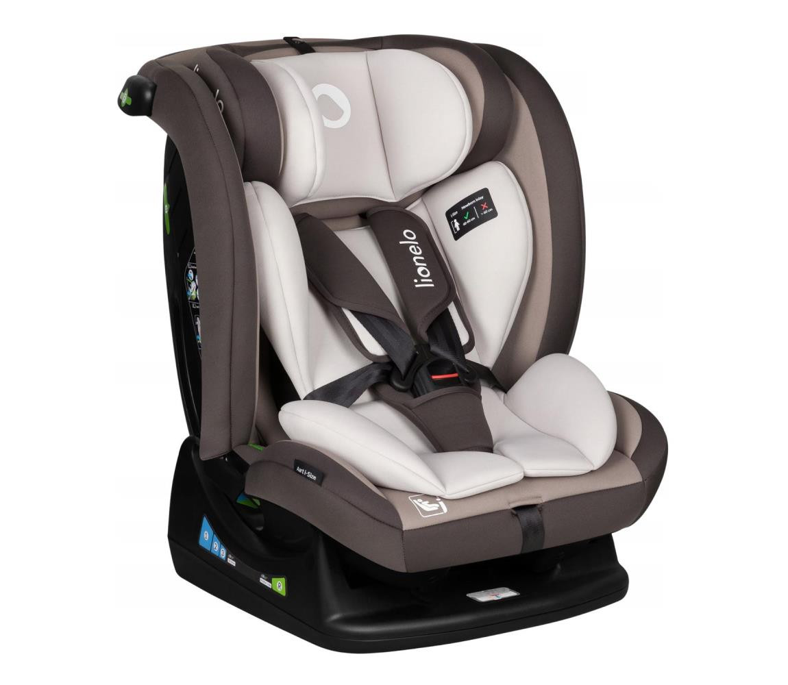 Lionelo Lionelo - Autosedačka AART i-Size 40-150 cm hnědá/krémová
