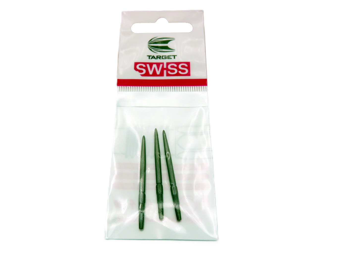 Hroty na šipky TARGET steel Swiss Point černé, kovové 26mm - 3ks