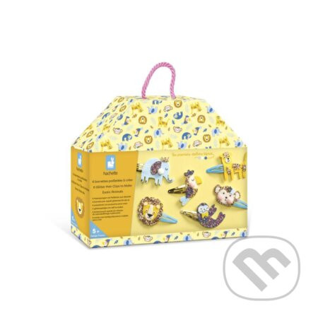 Výroba šperkov Sponky do vlasov Exotické zvieratá 6 ks - Janod