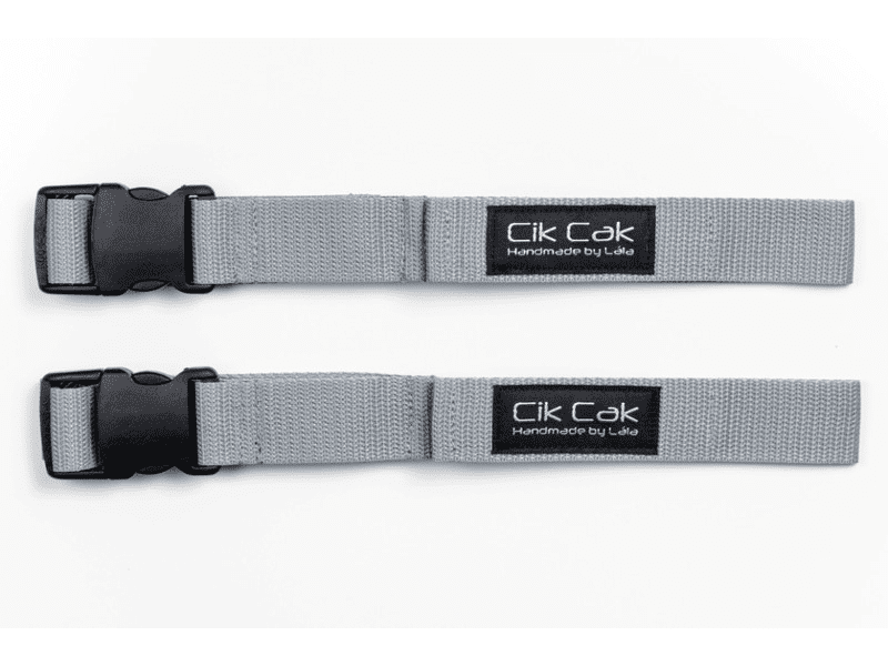 Cik Cak Úchyty na odrážedlo šedá