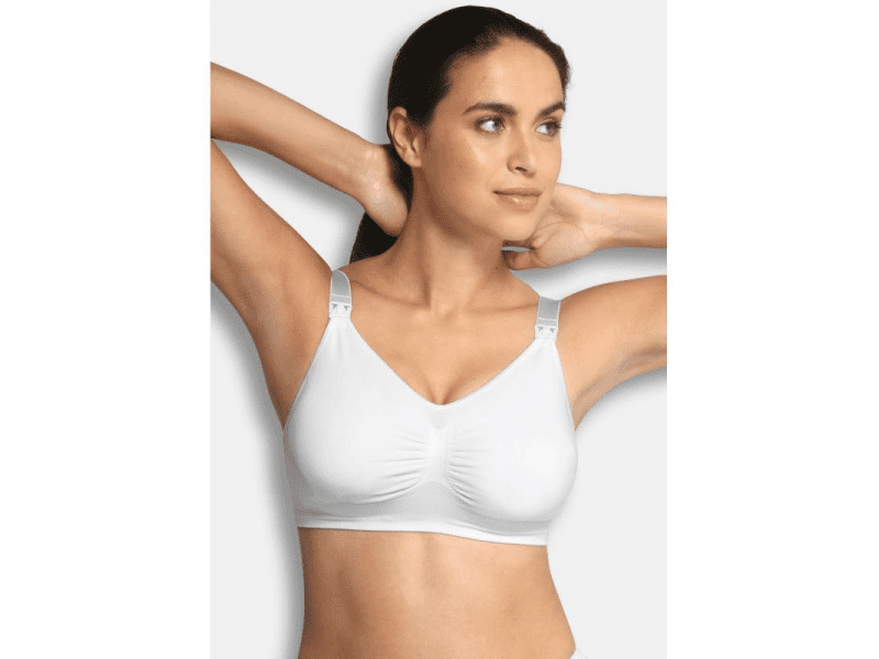 Carriwell Push Up mateřská a kojící podprsenka BÍLÁ, velikost L