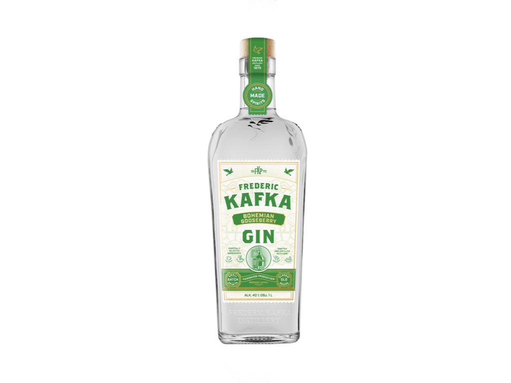 FK Distillery Frederic Kafka Bohemian Gooseberry Gin 40% 1 l