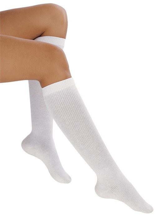 Aries Avicenum PHLEBO 310 lýtkové punčochy cestovní Barva: bílá, Velikost: 42 - 44