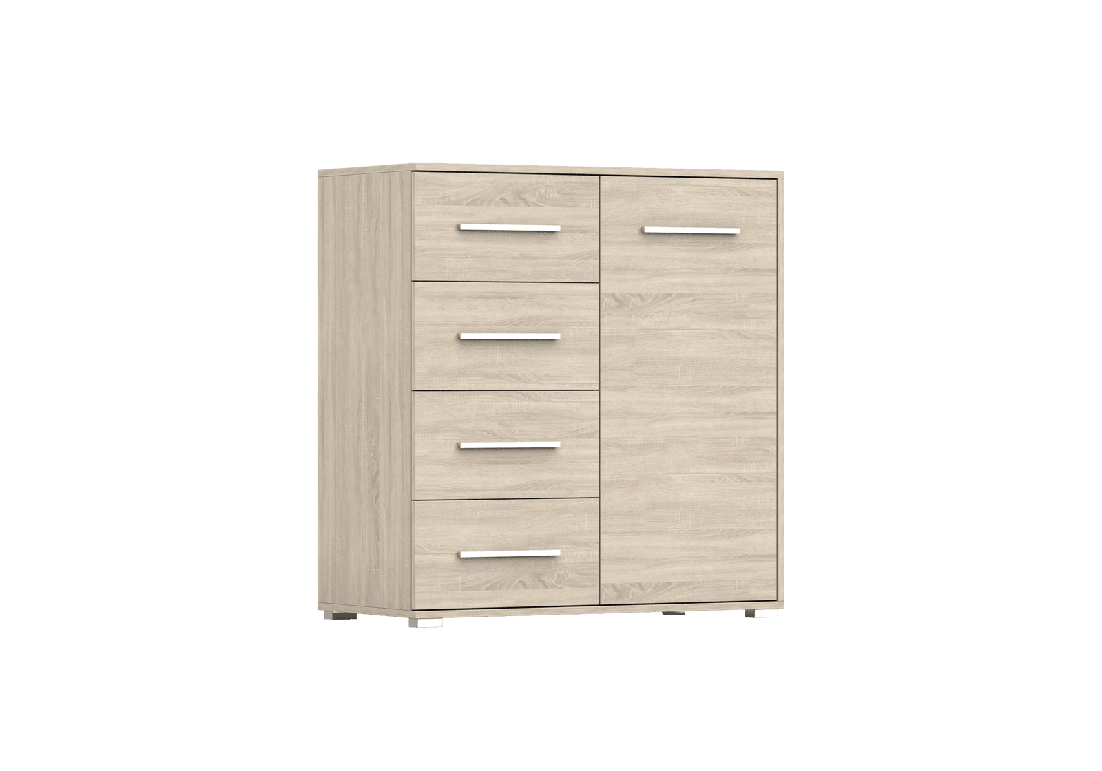 IDZ Komoda FRIDA MINI 1D4S 01, 90 cm Dub Sonoma