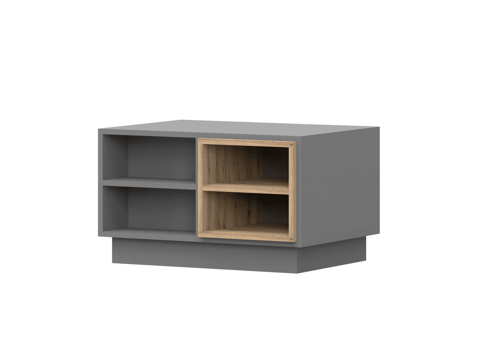 IDZ Konferenční stolek GREY II 06, 120 cm Šedá/Dub Artisan