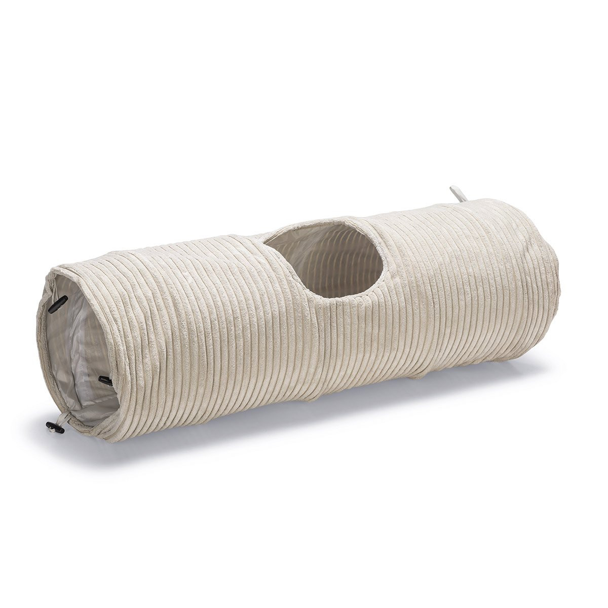 Designed by Lotte tunel pro kočky RIBBED světle šedý 25x75cm