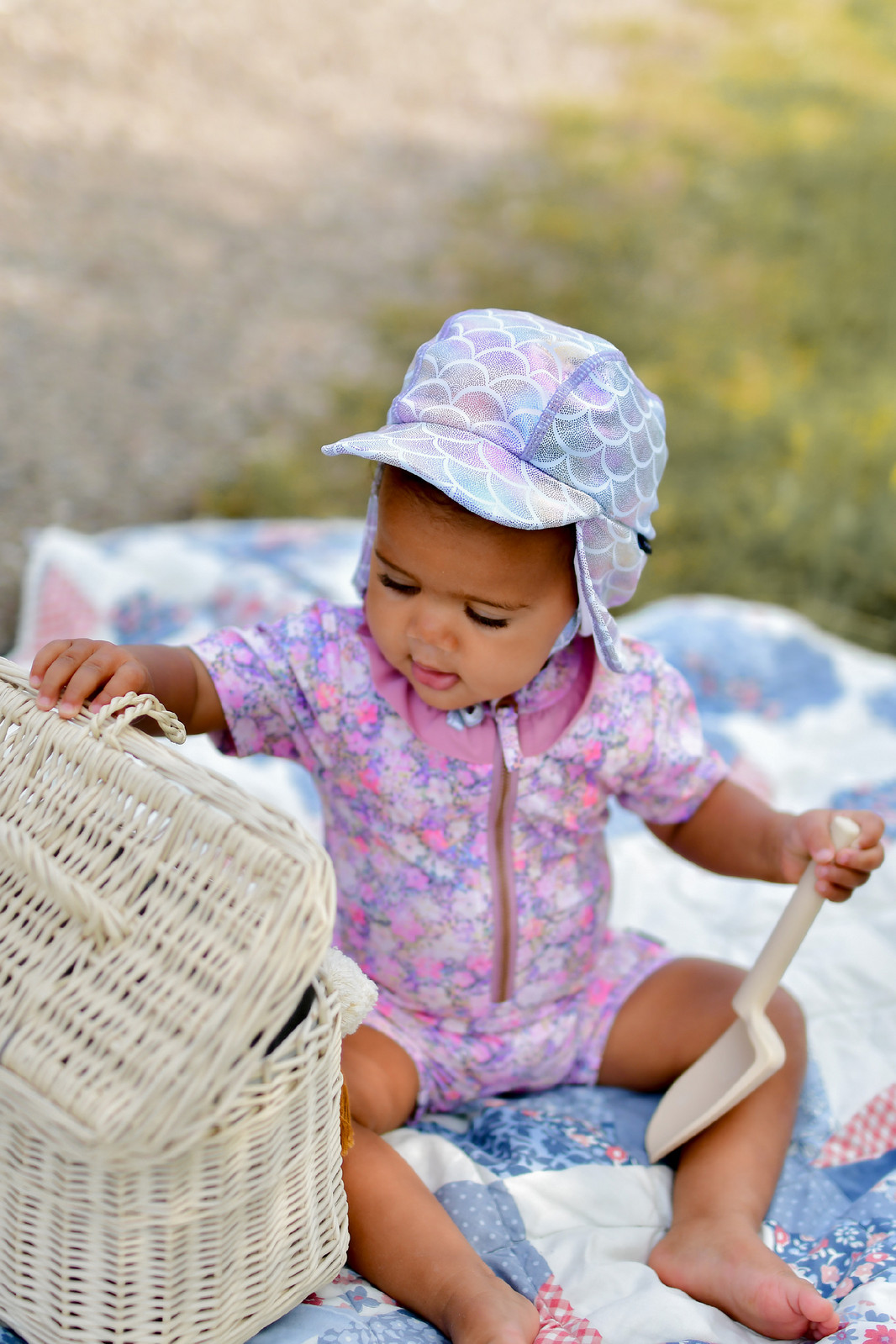 Mikk-Line Mikk - Line dívčí koupací overal 1018 - Lilas Velikost: 62/68