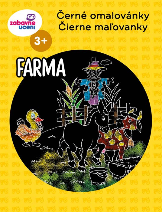 Ditipo Ditipo, 5426003, černé omalovánky, Farma, A4