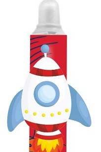 Colorino Colorino, 02695PTR, gumovací/mazací pero, vesmír, mix motivů, 1 ks Motiv: Číslo 1