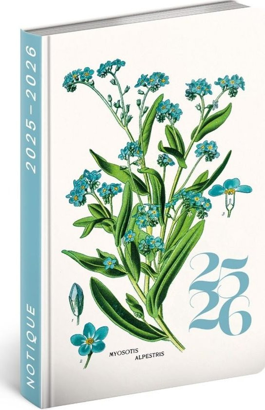 Spirálový 18měsíční diář Petito Herbář 2025/2026