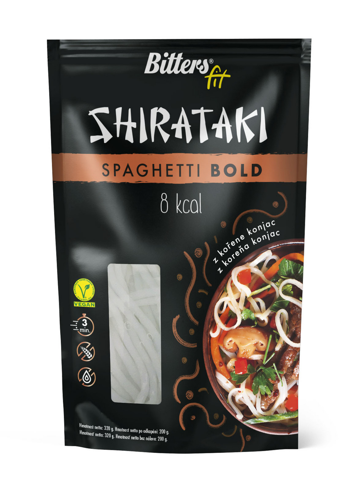 Bitters Shirataki FIT spaghetti bold 280 g