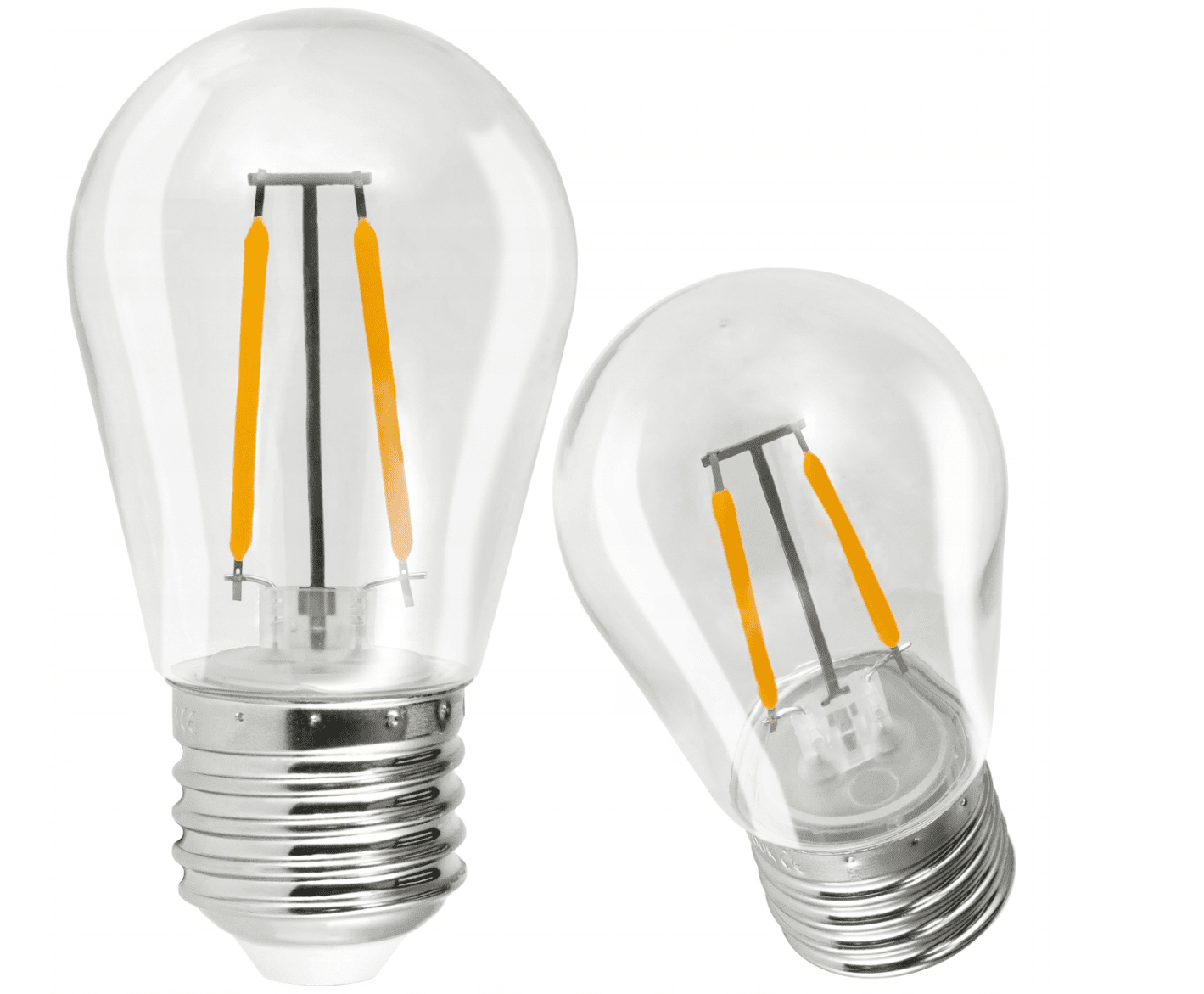 Berge LED žárovka E27 2W 2700 s teplým vláknem pro girlandy ZDG-E27-2W