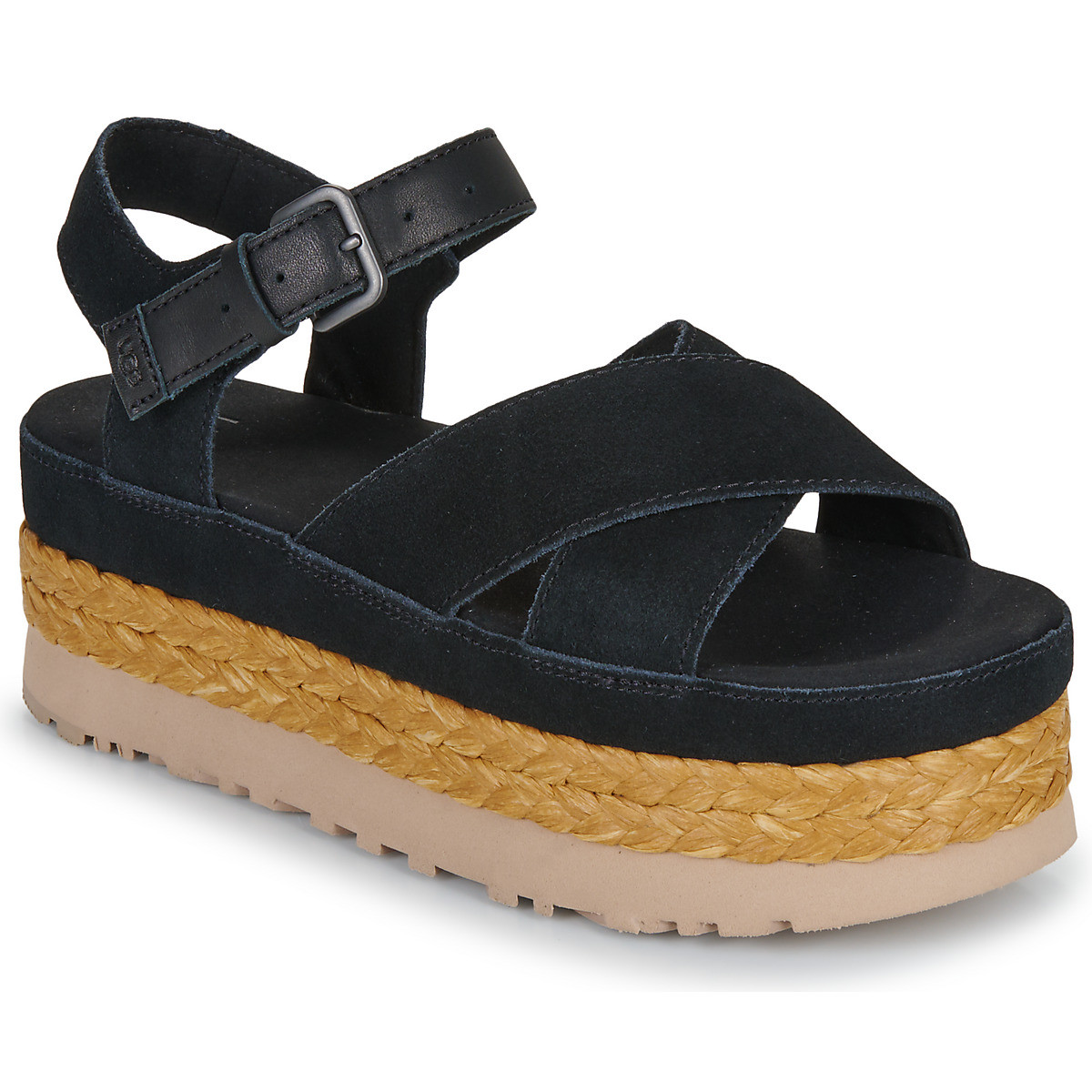 UGG  W AUBREY ANKLE STRAP  Černá