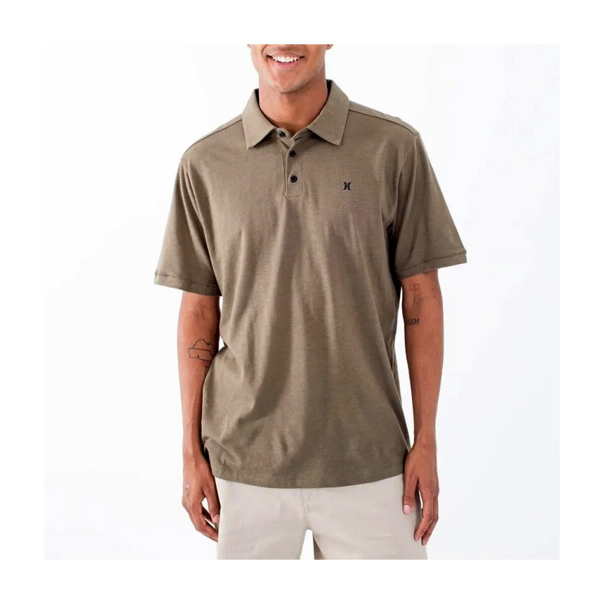 Hurley  ICON SLUB POLO SS  Zelená