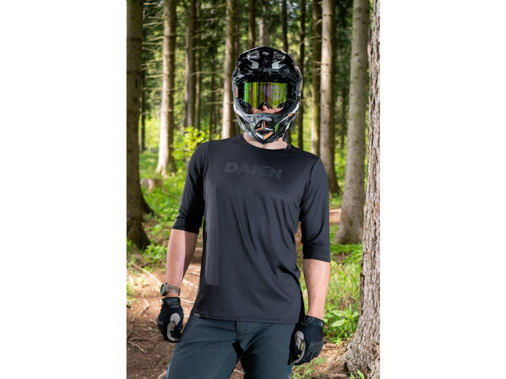 Pánský cyklistický dres Daien Black Elegance - černá Varianta: vel. L