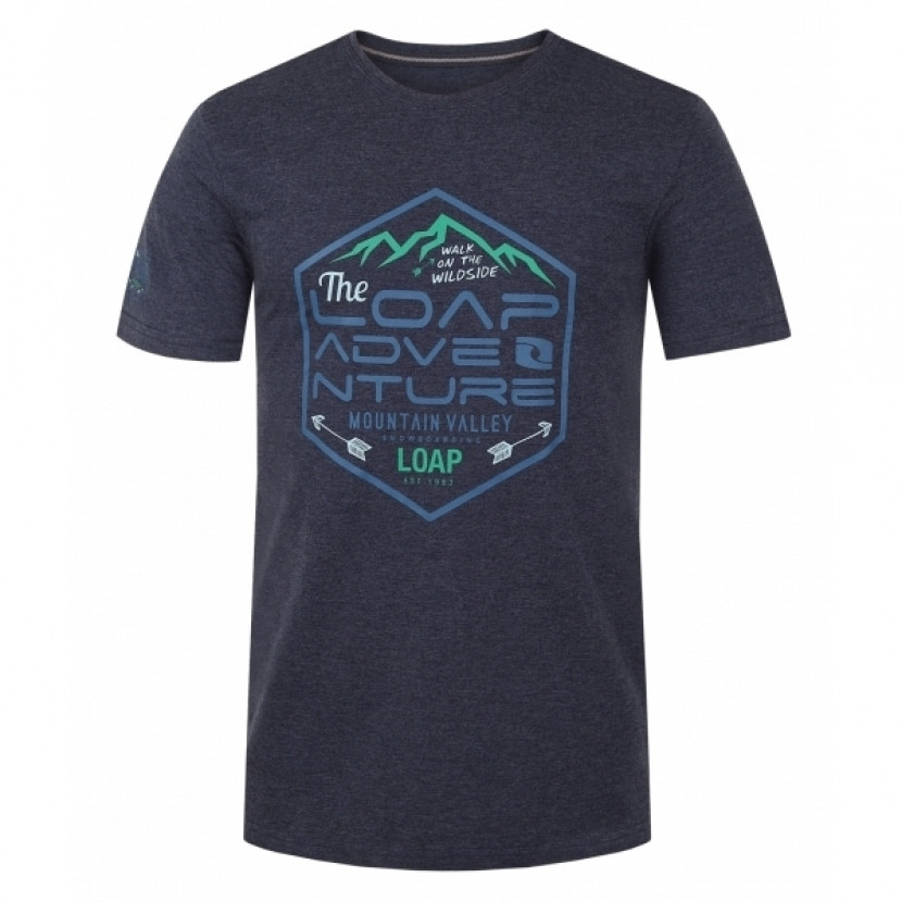 Tričko Loap Bertie - navy, M