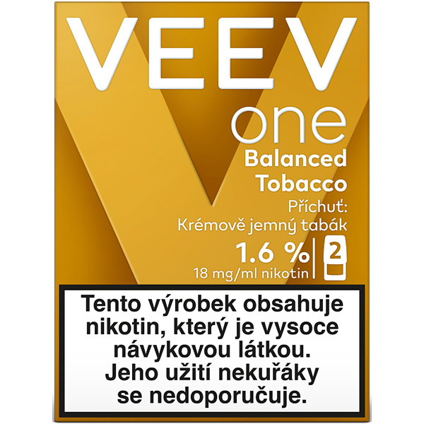 Pod Veev One Balanced Tobacco 18mg/ml