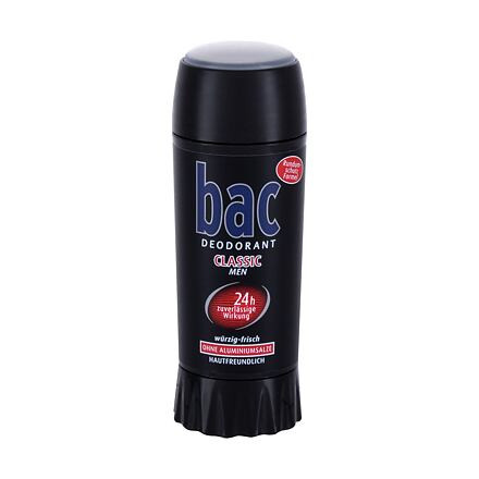 BAC Classic 24h deostick bez obsahu hliníku 40 ml pro muže