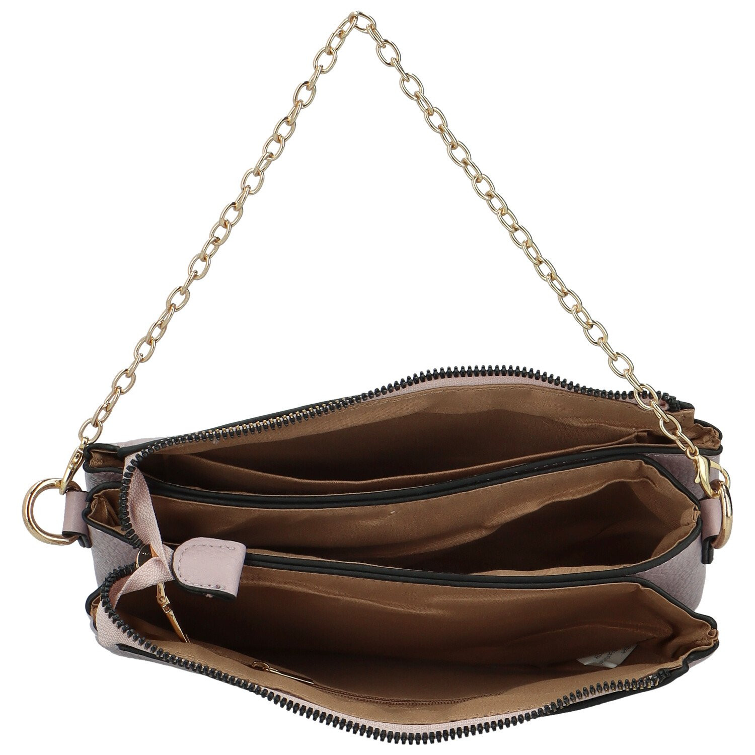 Stylová dámská koženková crossbody kabelka Ebbas, fialová