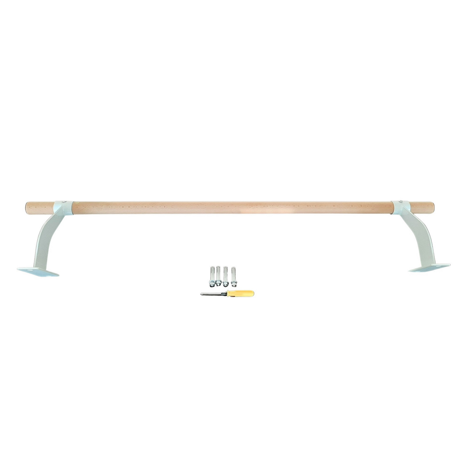 Baletní tyč MASTER na stěnu 120 cm - dřevěná