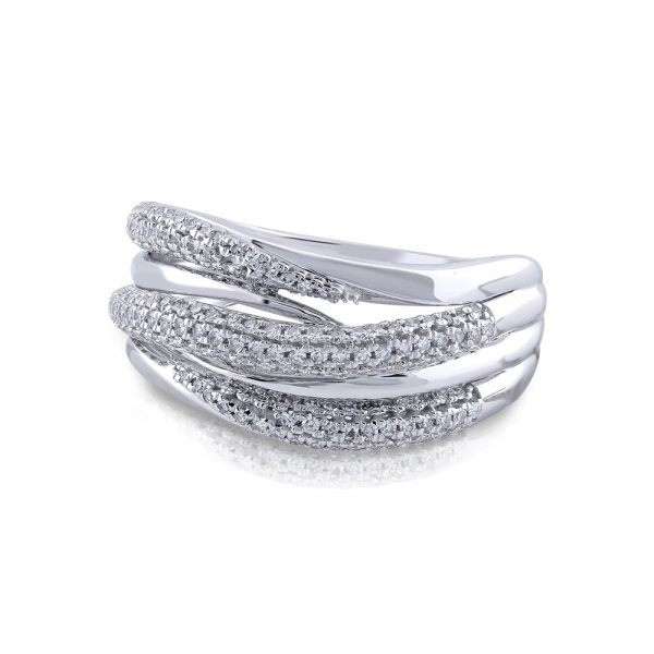 Prsten s brilianty 324-427-8851 63-5.80g