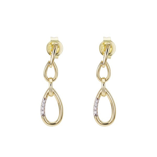 Náušnice s brilianty 234-374-727711 2.15g