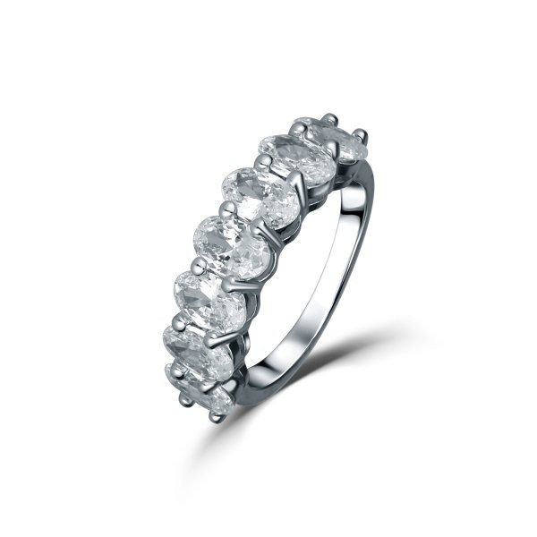 Prsten se syntetickými kameny 126-391-2532 52