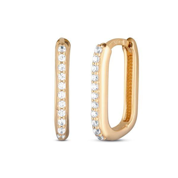 Náušnice se syntetickými kameny 236-185-003013 1.75g