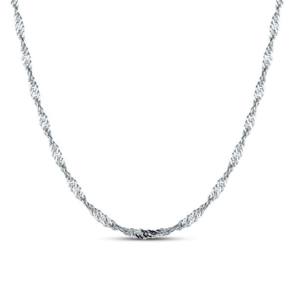 Náhrdelník bez kamenů / řetízkový 173-199-SI40 50