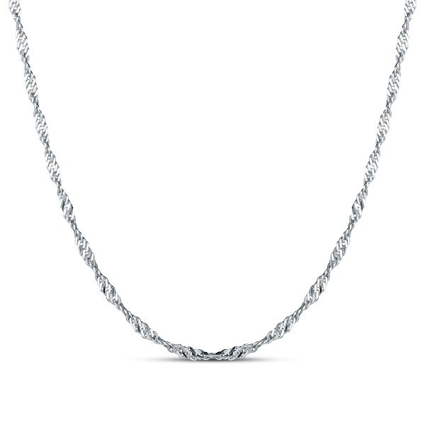 Náhrdelník bez kamenů / řetízkový 173-199-SI35 45